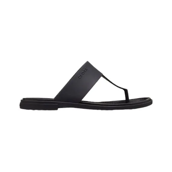 כפכפי קרוקס לנשים Crocs Tulum flip Black/Black W 206752-060