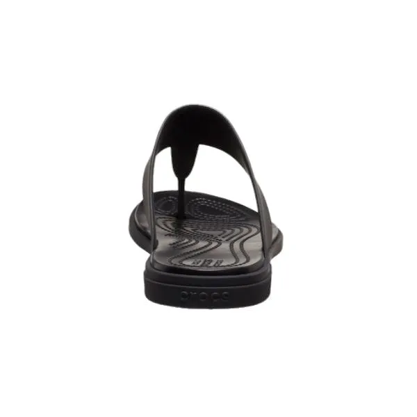 כפכפי קרוקס לנשים Crocs Tulum flip Black/Black W 206752-060