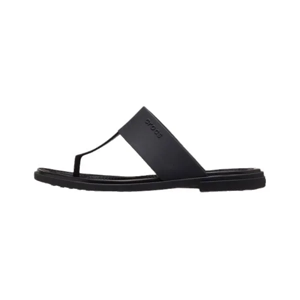כפכפי קרוקס לנשים Crocs Tulum flip Black/Black W 206752-060