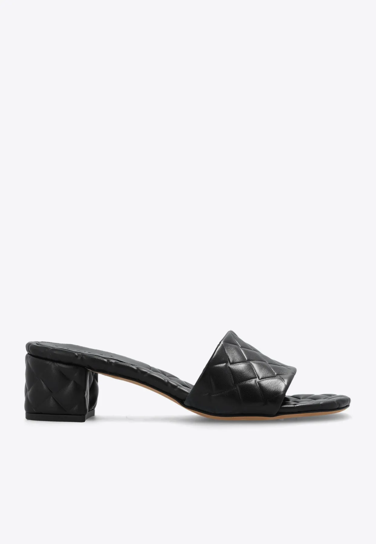 Amy 45 Intrecciato Leather Mules
