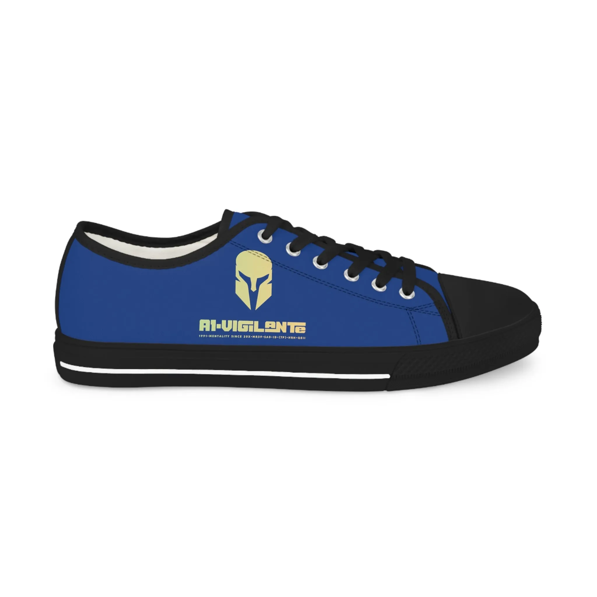 Blue  A1-Vigilante  Men's Low Top Sneakers