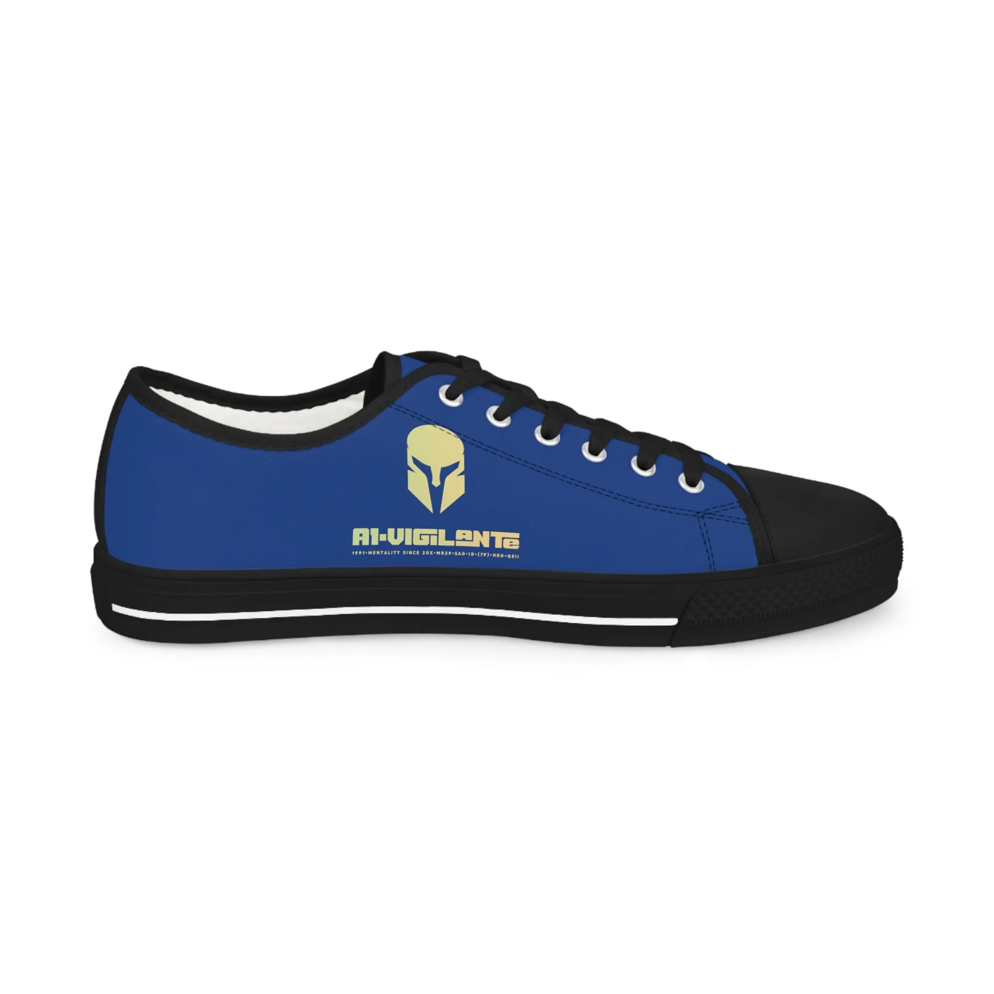 Blue  A1-Vigilante  Men's Low Top Sneakers