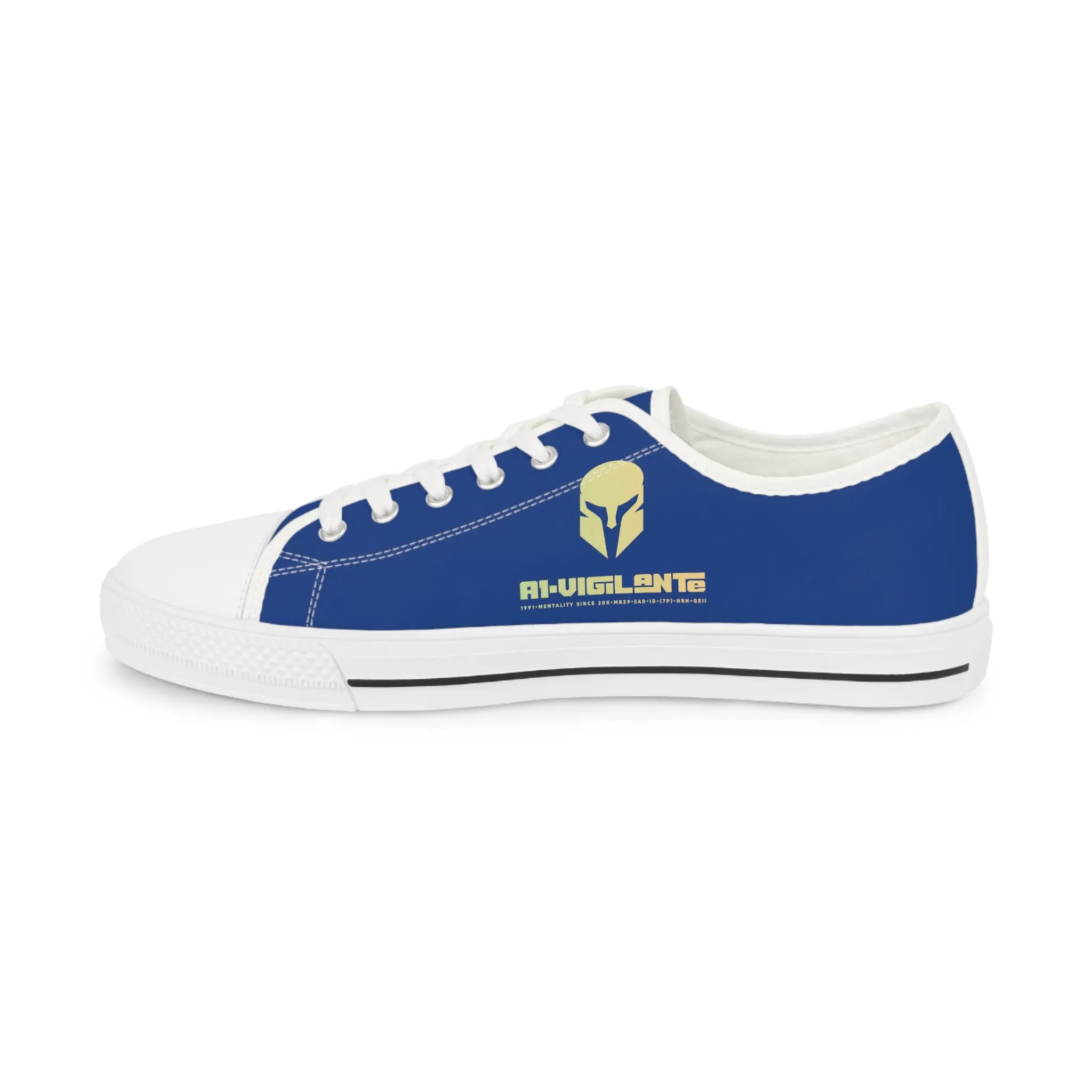 Blue  A1-Vigilante  Men's Low Top Sneakers