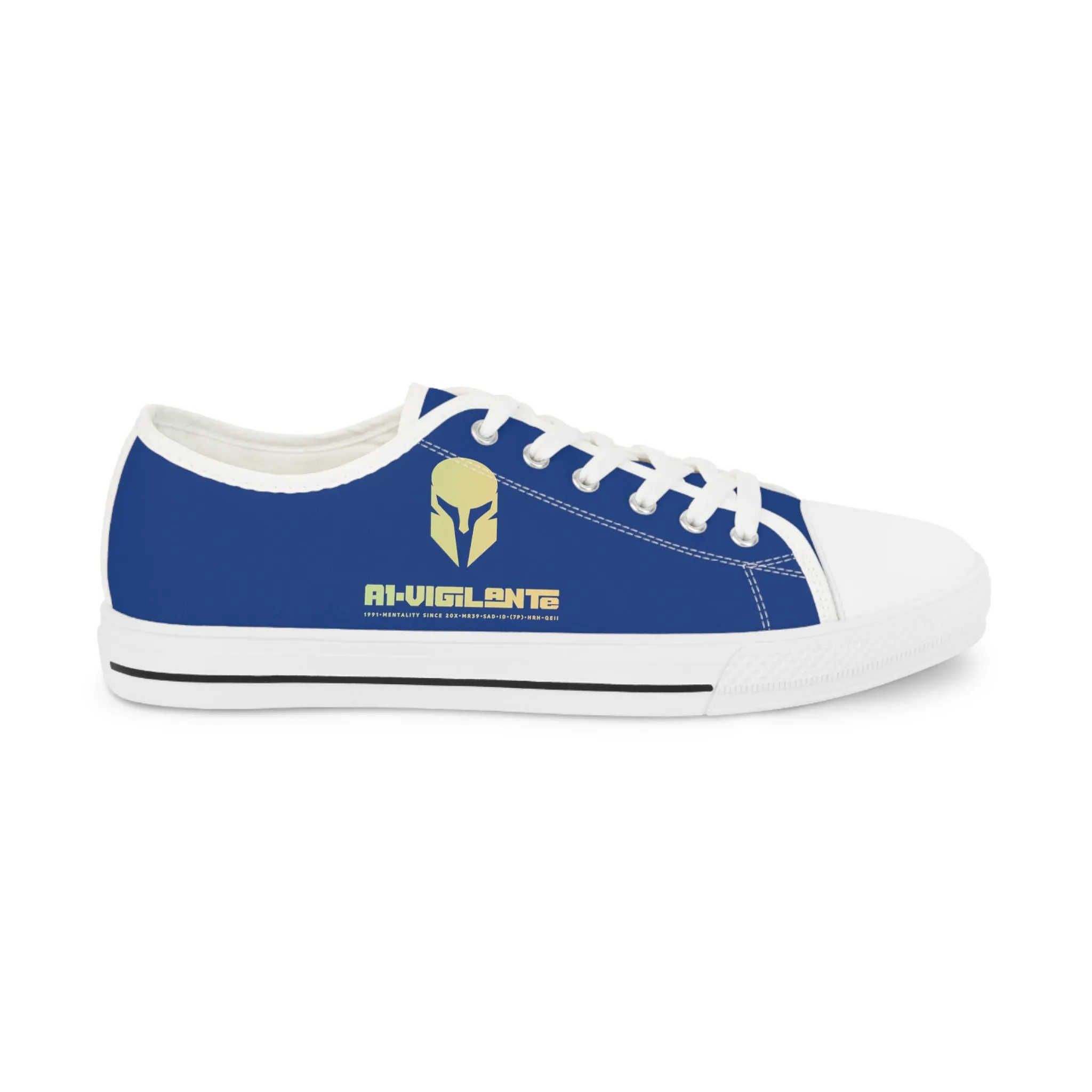 Blue  A1-Vigilante  Men's Low Top Sneakers