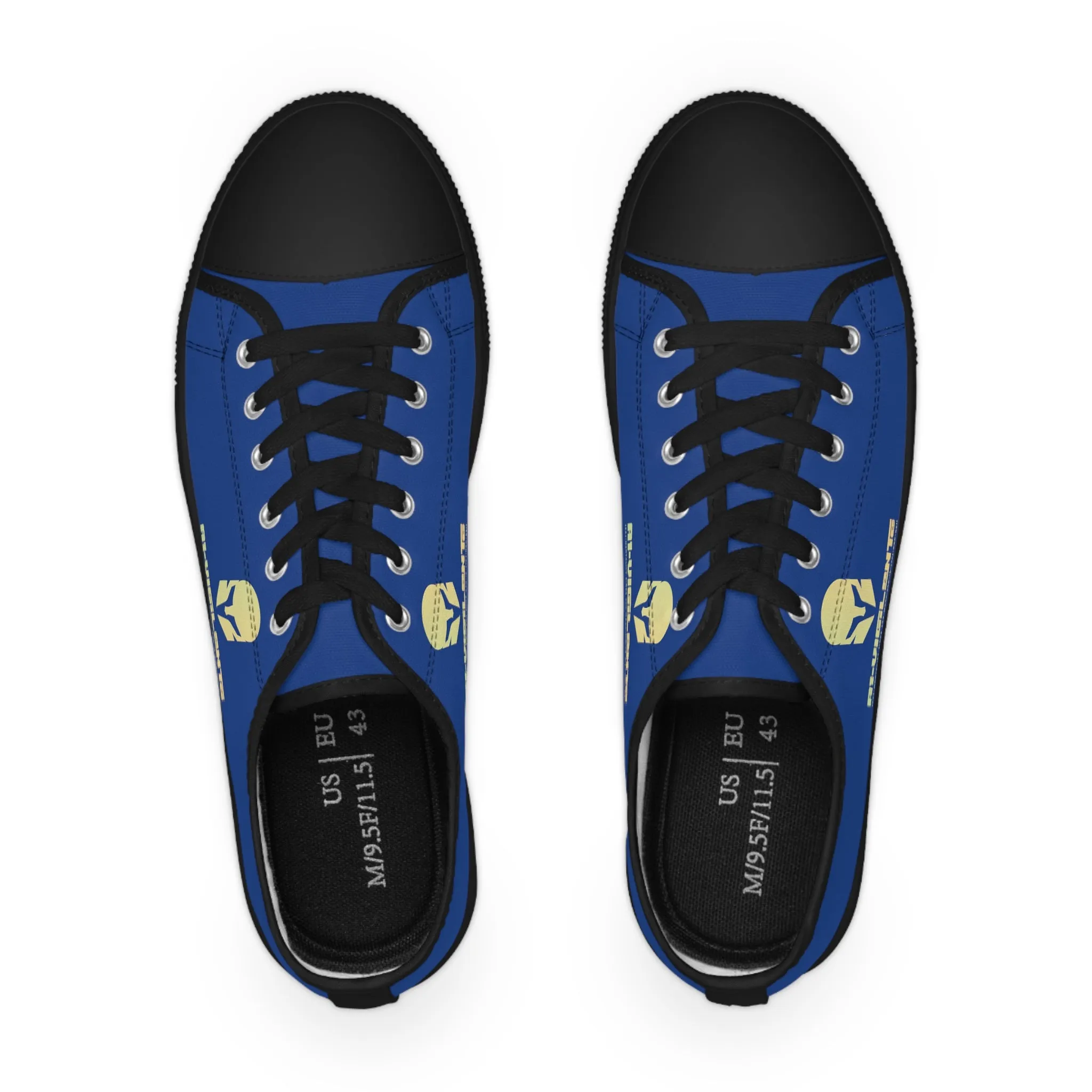 Blue  A1-Vigilante  Men's Low Top Sneakers