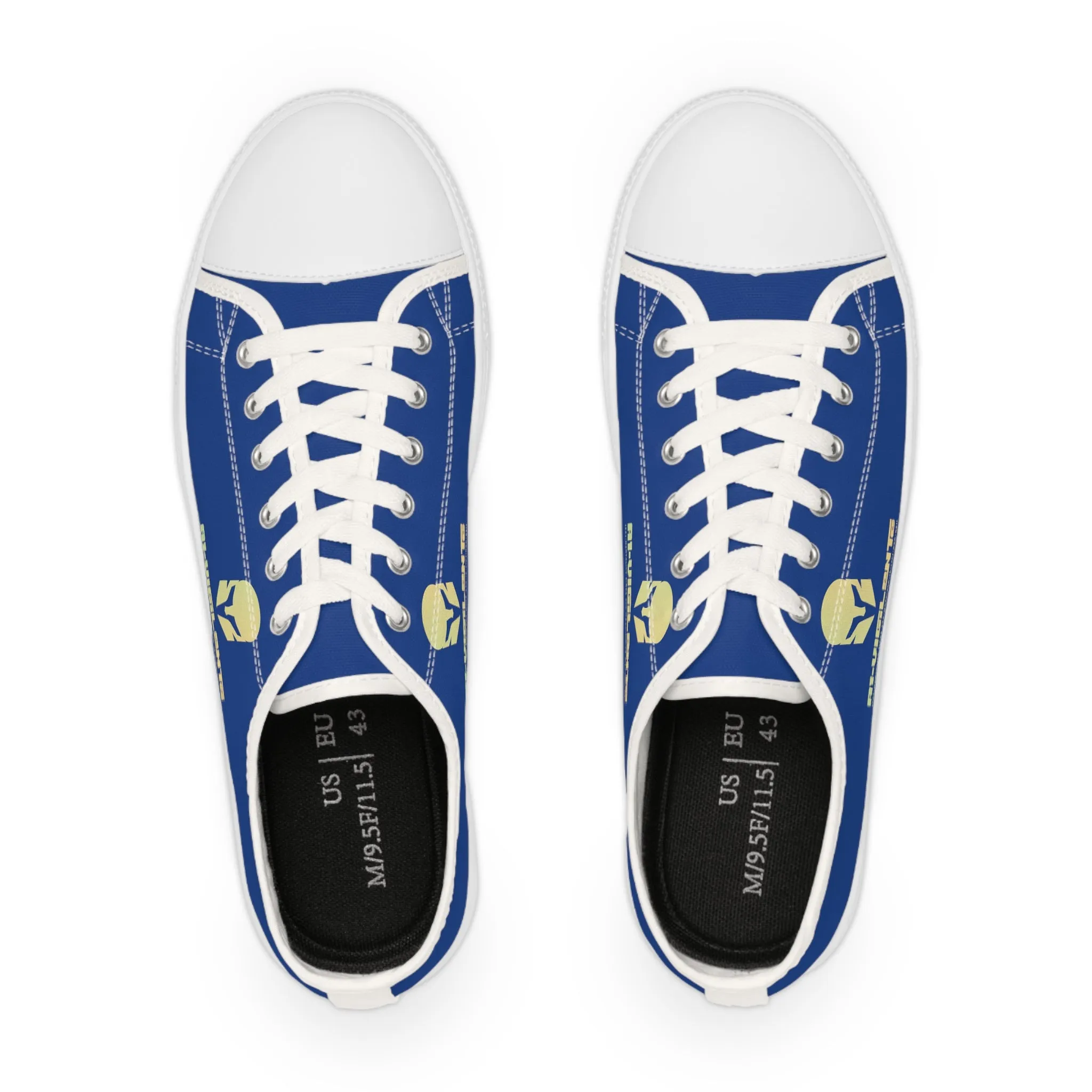 Blue  A1-Vigilante  Men's Low Top Sneakers