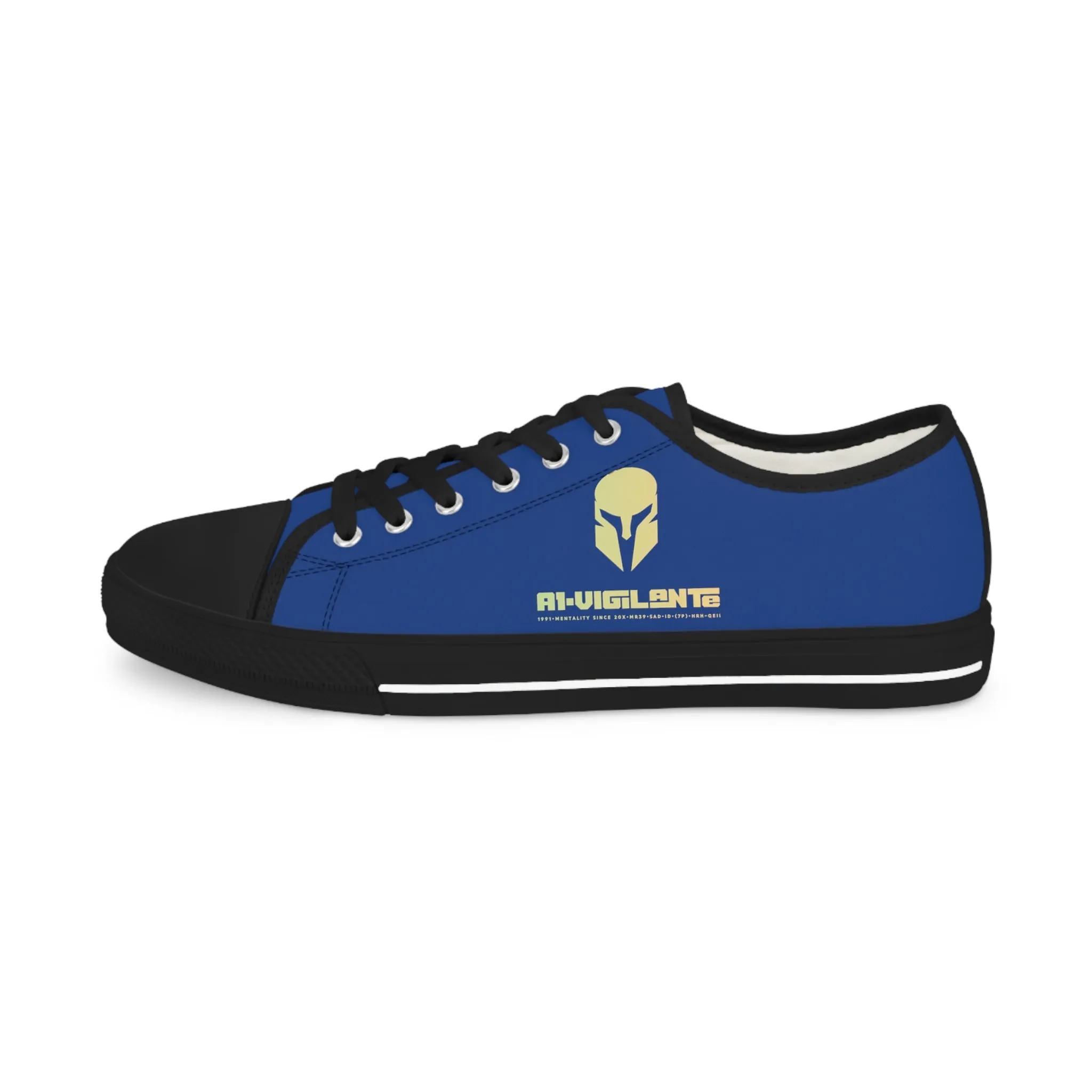 Blue  A1-Vigilante  Men's Low Top Sneakers