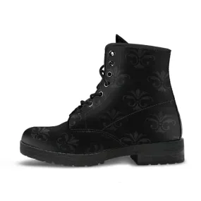 Combat Boots - Classic Pattern #117 | Unisex Boots, Custom Shoes, Hippie Boots, Lace Up Boots, 90s Boots, Women's Boots, Boots Men