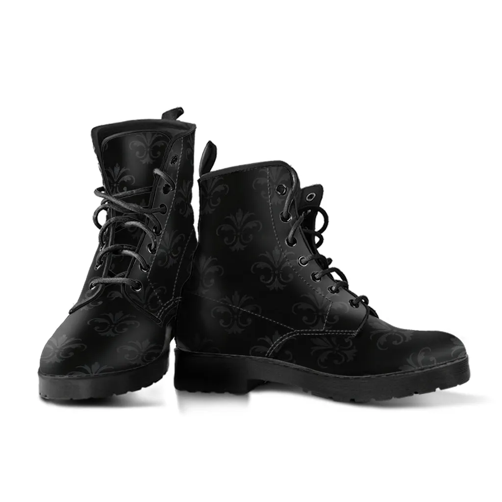 Combat Boots - Classic Pattern #117 | Unisex Boots, Custom Shoes, Hippie Boots, Lace Up Boots, 90s Boots, Women's Boots, Boots Men