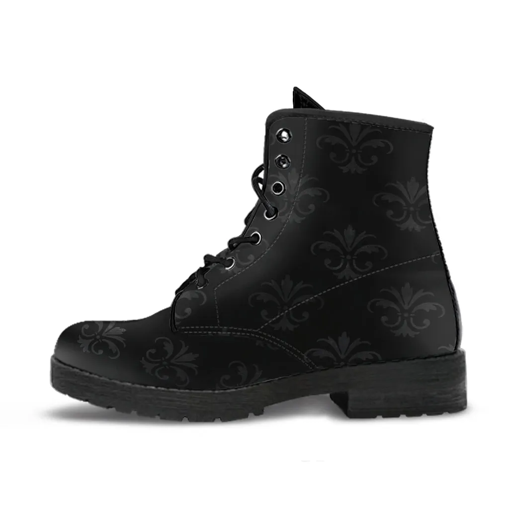 Combat Boots - Classic Pattern #117 | Unisex Boots, Custom Shoes, Hippie Boots, Lace Up Boots, 90s Boots, Women's Boots, Boots Men