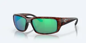Costa Del Mar Fantail Tortoise Green Mirror 580G