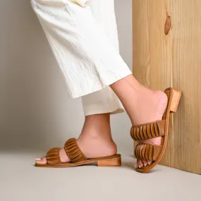 Flapped Tan Flats