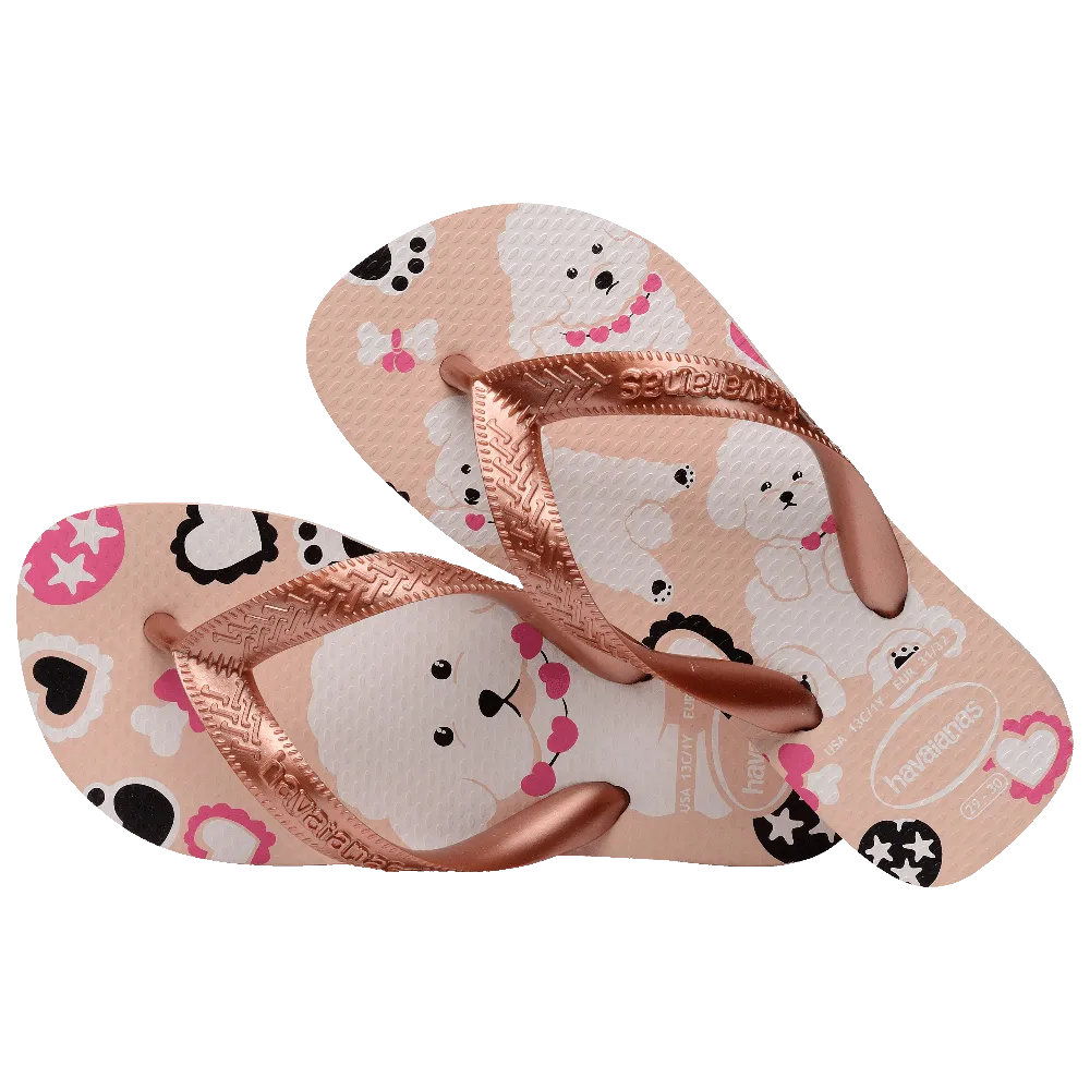 Kids Top Pets Flip Flops