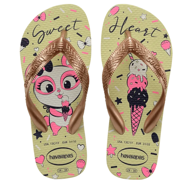 Kids Top Pets Flip Flops