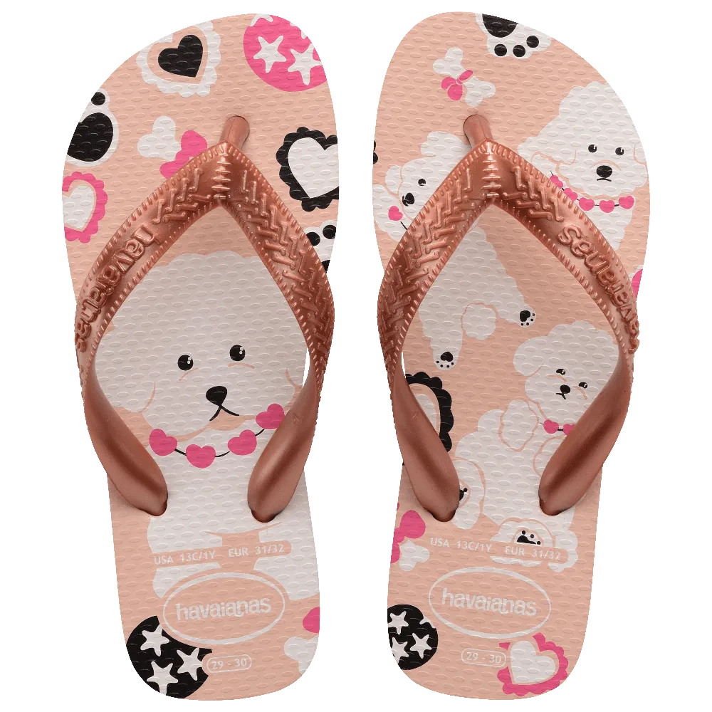 Kids Top Pets Flip Flops