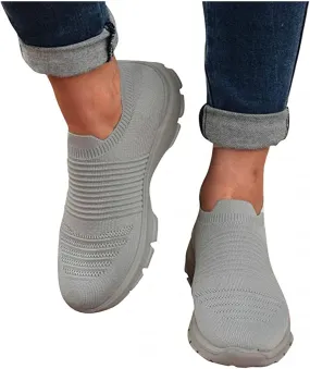 Ladmiple Sneakers For Women Slip On Walking Shoes Dressy Casual Summer Fashion Comfortable Non Slip Flats Loafers