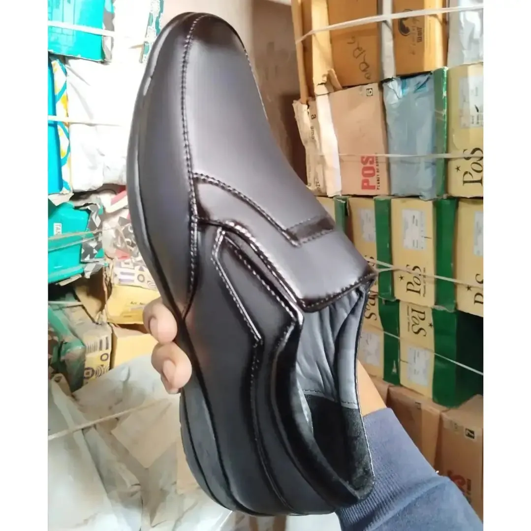Loafers for Men Brown Color Formal Synthetic Leather Loafer