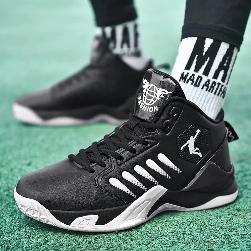 Men's Basketball Shoes: Breathable Cushioning Non-Slip Gym Sneakers 2024