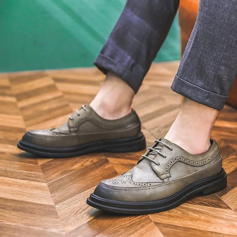 Men's Slip-on Casual Shoes Fashion Business Loafer Slip-ins Working Dress Casual Outdoor Lightweight Cushioning