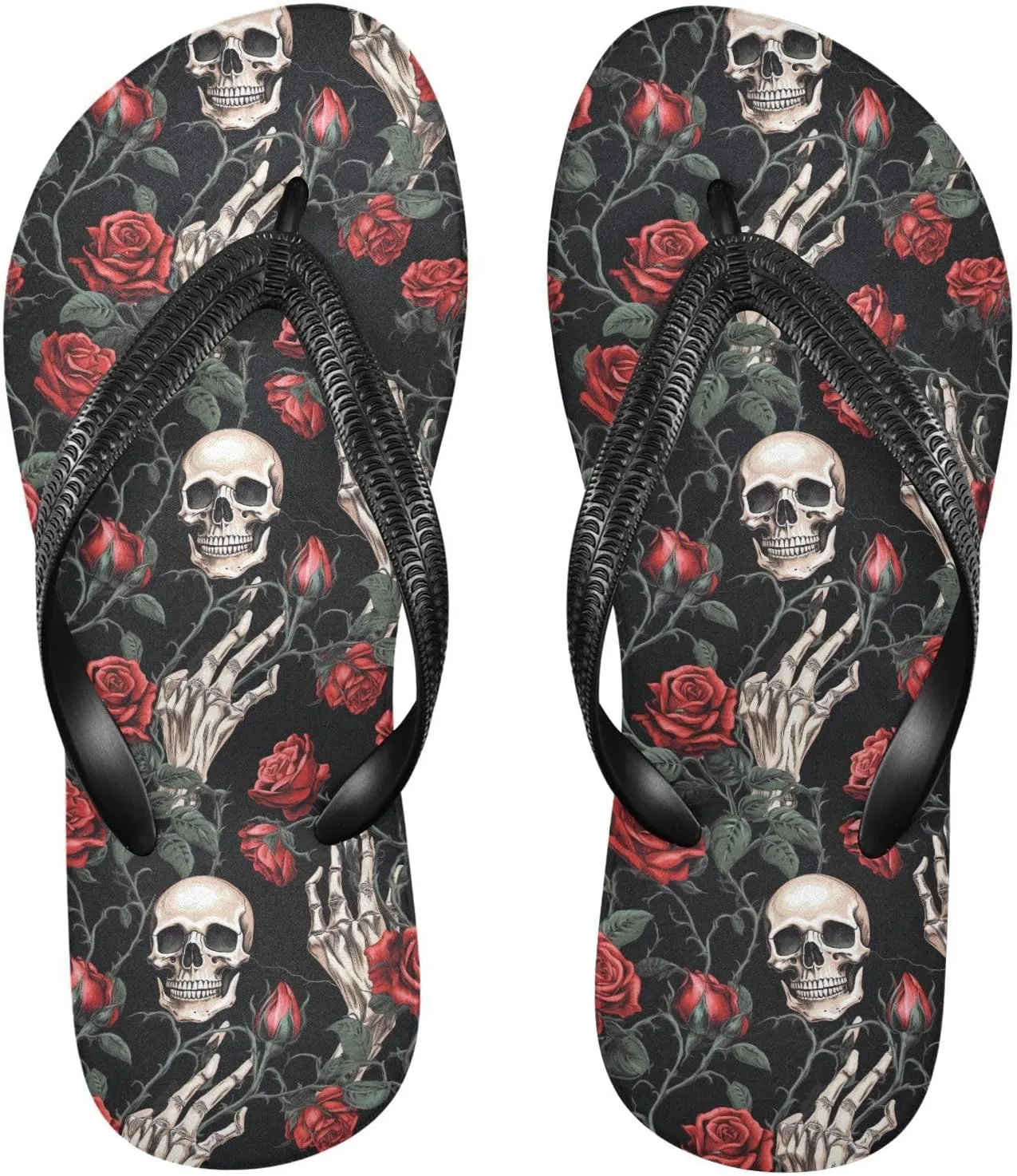 MNSRUU Flip Flops for Women Men Neon Funny Cartoon Hearts Flip Flops Womens Slides Men Sandals Shower Slippers Summer Non-Slip Flipflops for Swim Beach Bathroom, XS