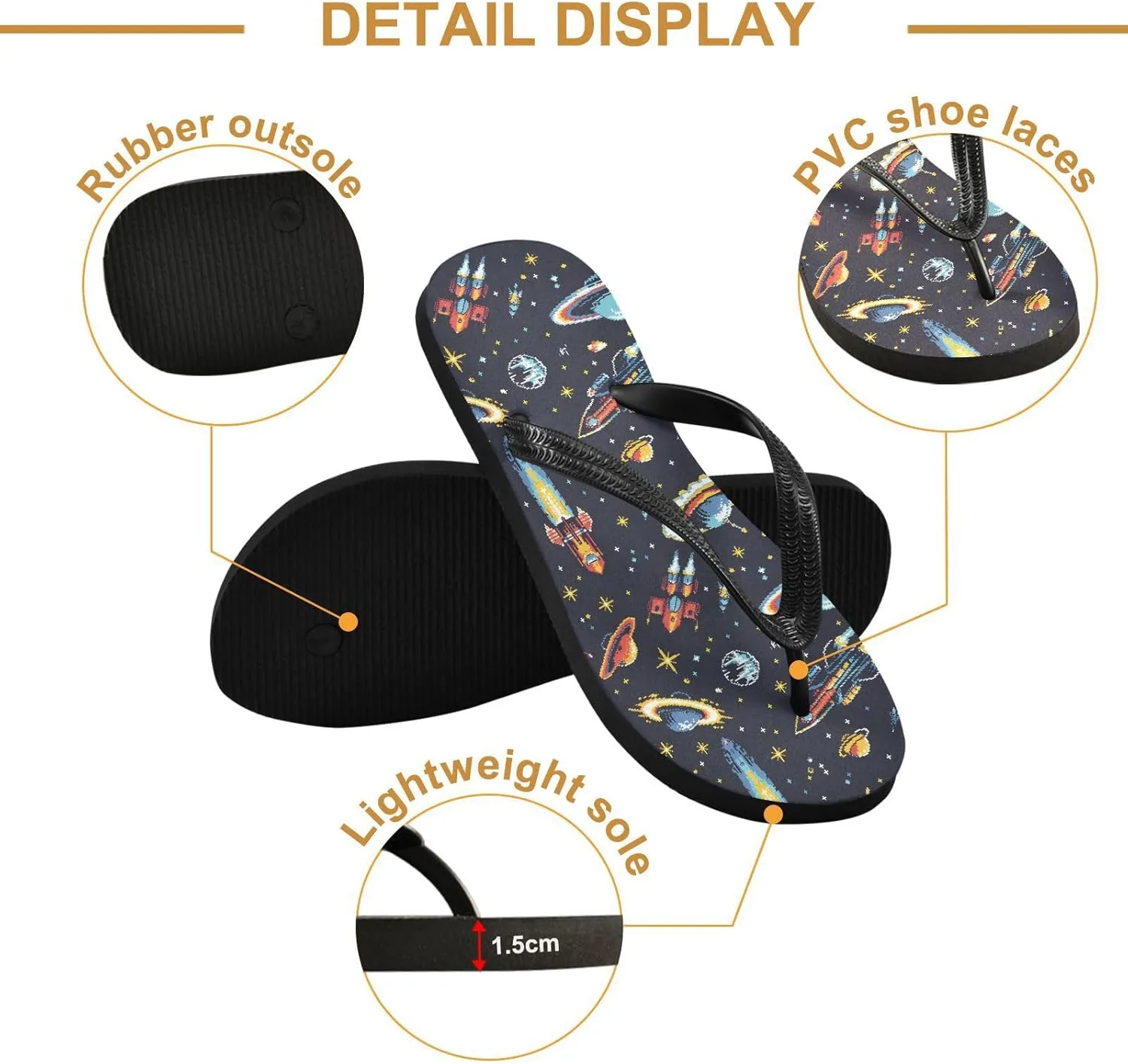 MNSRUU Flip Flops for Women Men Neon Funny Cartoon Hearts Flip Flops Womens Slides Men Sandals Shower Slippers Summer Non-Slip Flipflops for Swim Beach Bathroom, XS