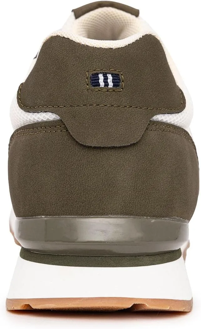 Nautica Men's Lace-Up Sneakers  Casual, Stylish, and Comfortable for Walking