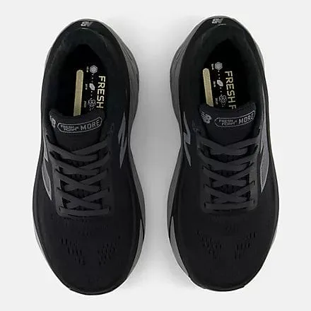 New Balance Women's More Foam v5 Running Shoes- Black/Grey