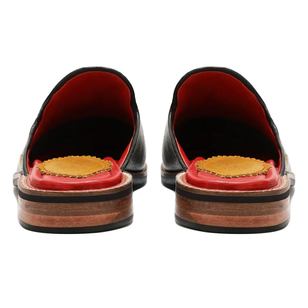 Red Houndstoth_  Mules_ Women (discontinued)