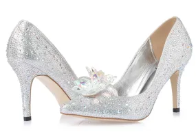 Rhinestone High Heels Women's Pointed Toe Shoes - 7/9 cm Heels