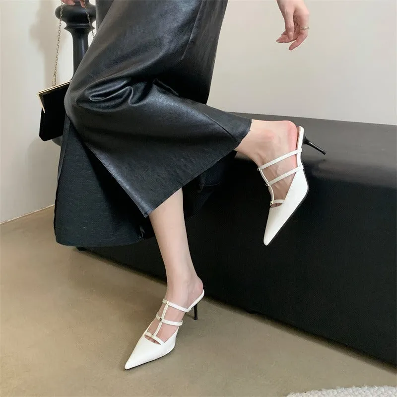Stylish Roman Sandals Stiletto Open Heel