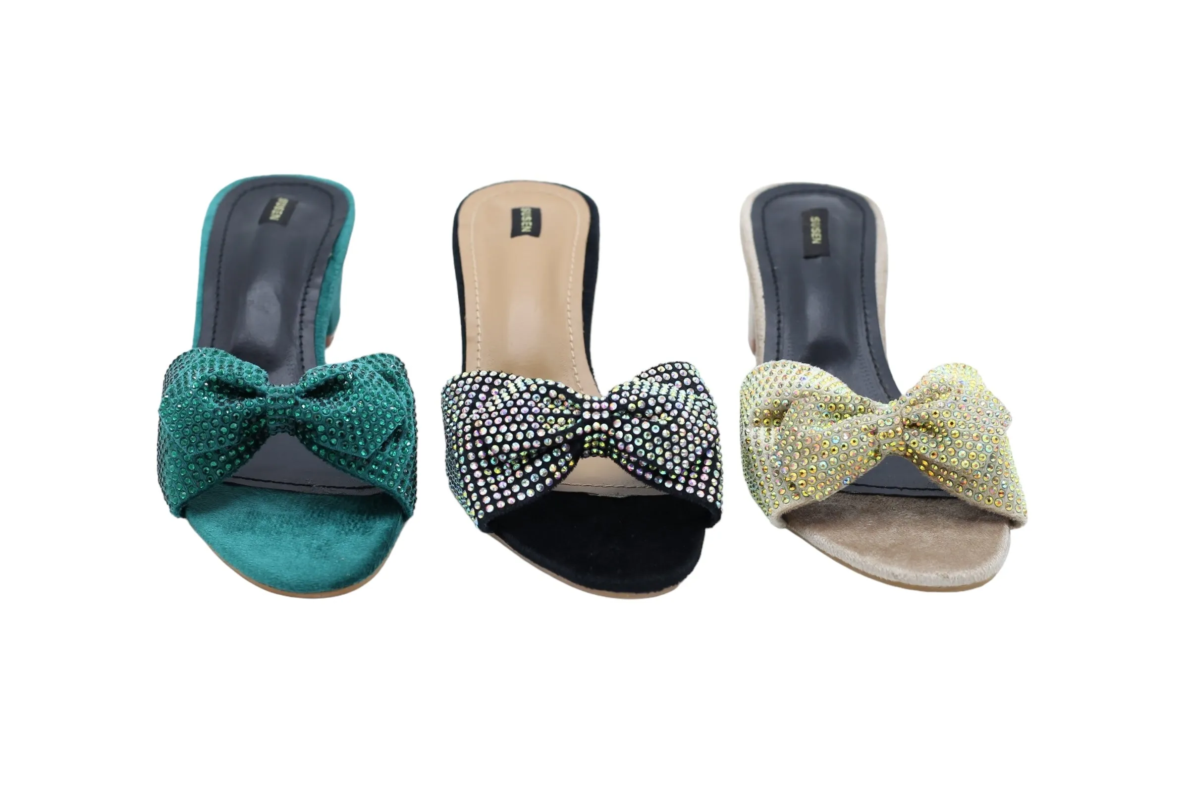 SWISS 11 Short Block Heel Sandals