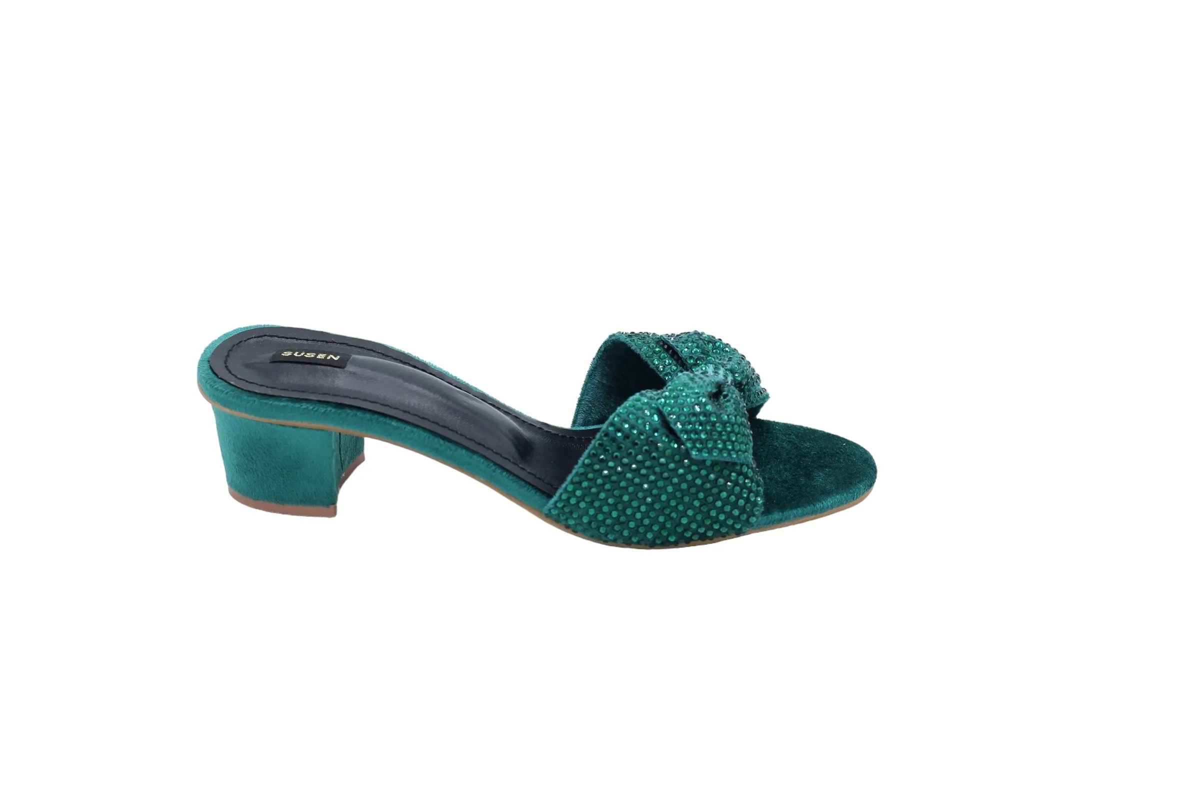 SWISS 11 Short Block Heel Sandals