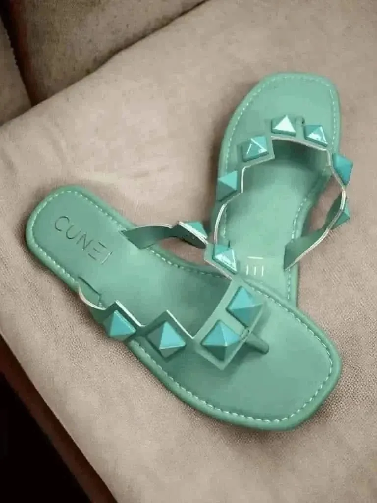 Teal Stud Flats