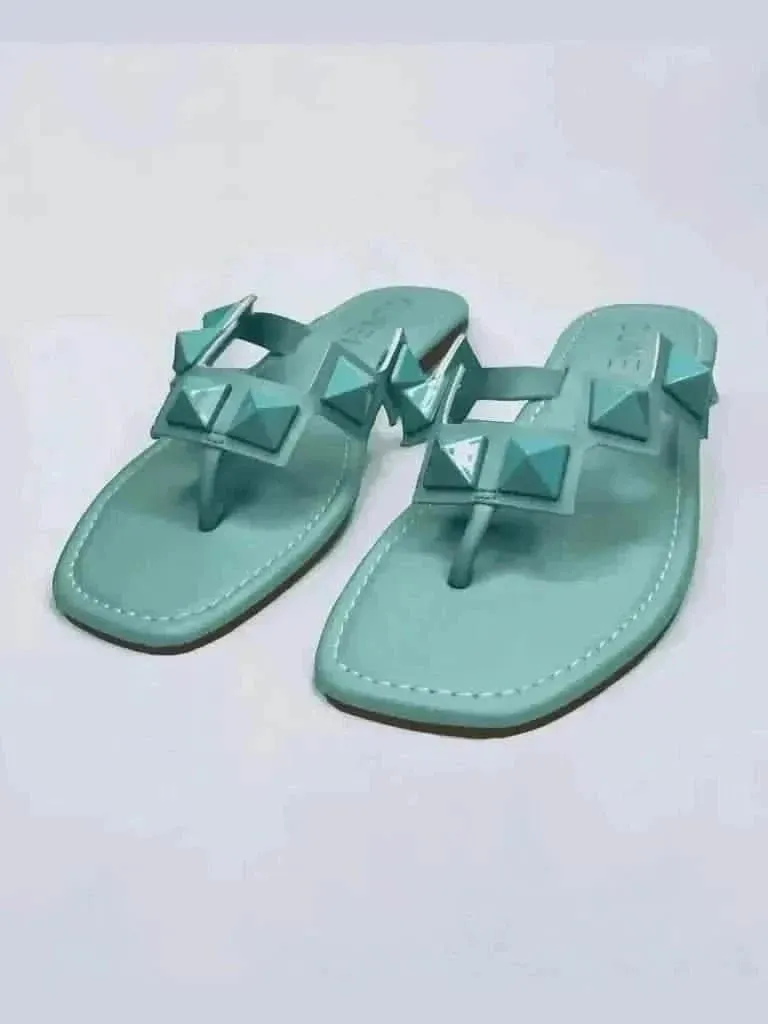 Teal Stud Flats