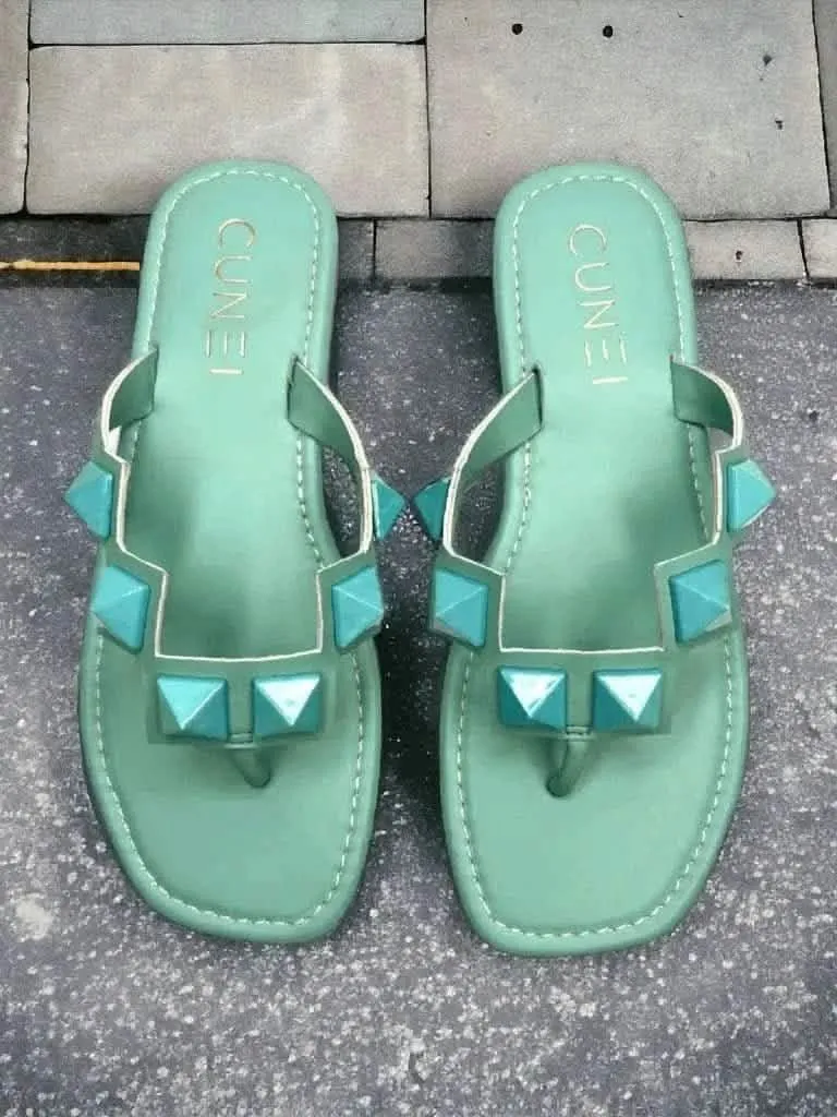 Teal Stud Flats