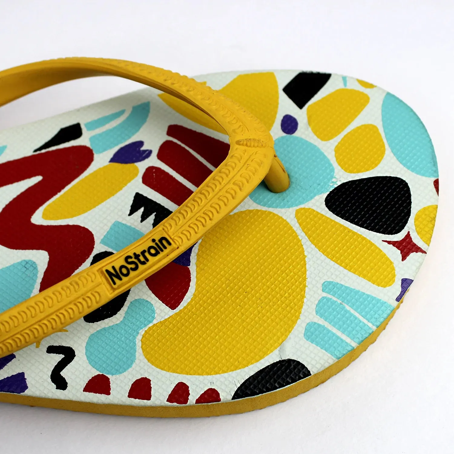 TwistedGeo Yellow Flip-Flops Women