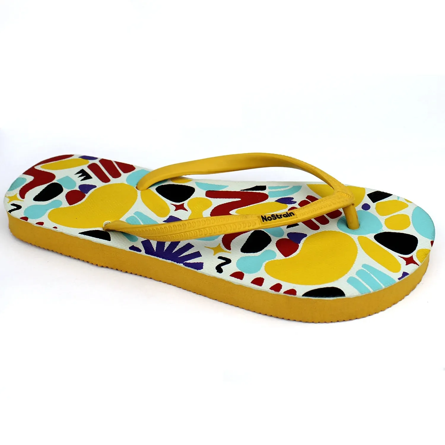 TwistedGeo Yellow Flip-Flops Women