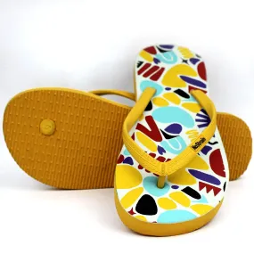 TwistedGeo Yellow Flip-Flops Women