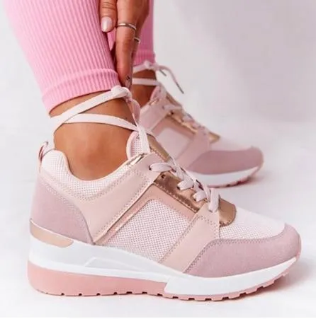Women Comfortable Wedge Sneakers