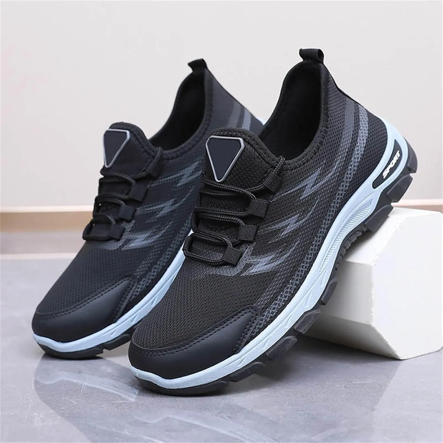Women's Fashion Sneakers Mesh Breathable Lightweight Shoes Walking Lace-Up Sneakers Yoga Gym Workout Casual Shoes