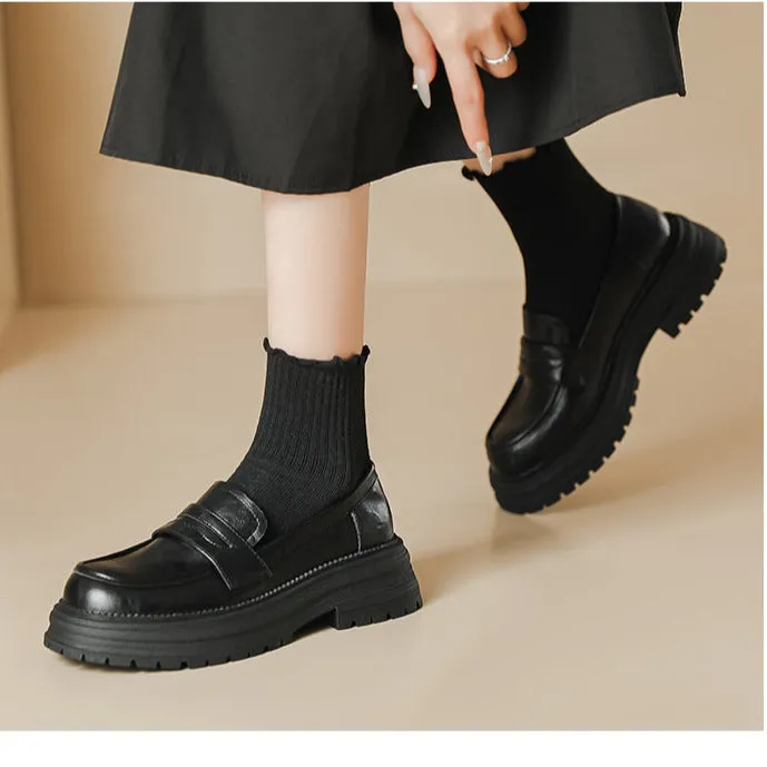 Women's Platform Non Slip Casual Loafers