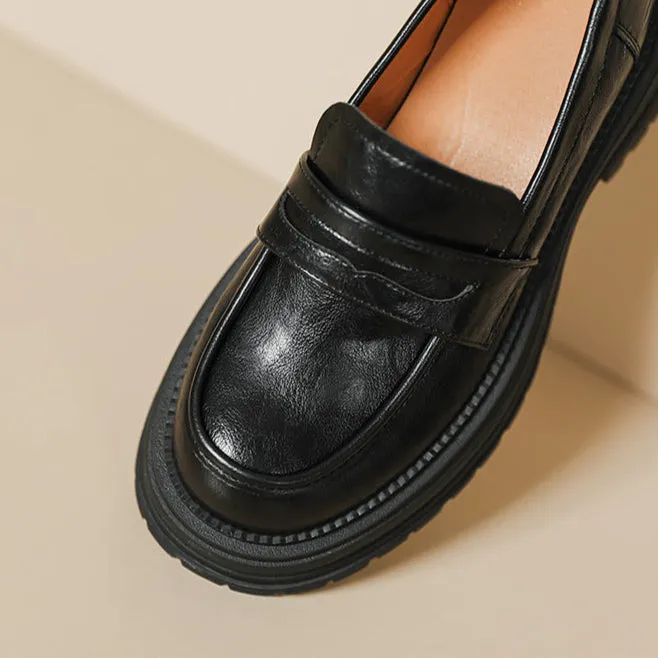 Women's Platform Non Slip Casual Loafers