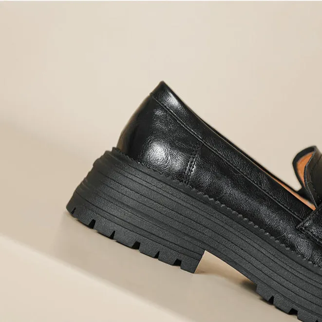 Women's Platform Non Slip Casual Loafers