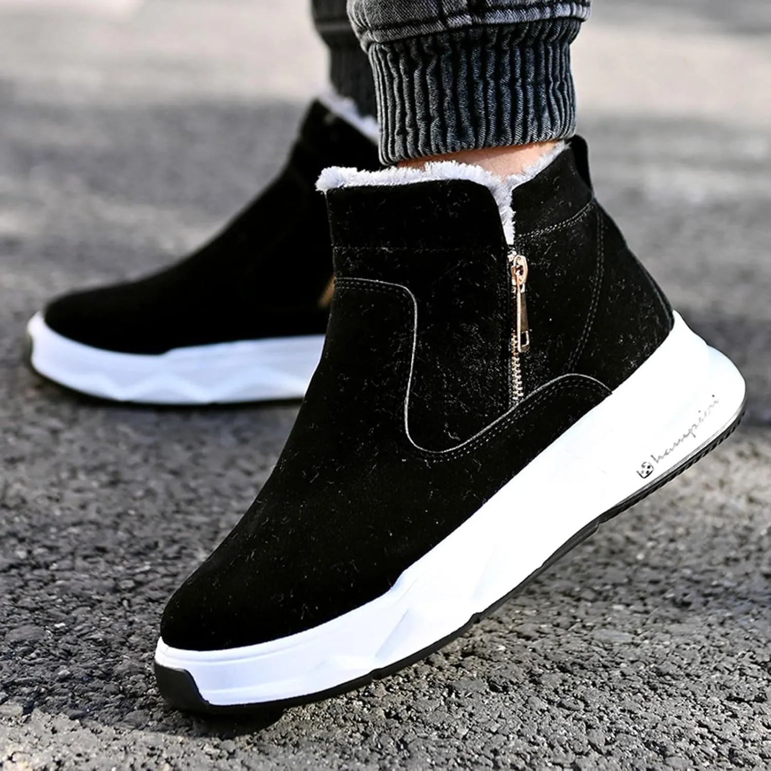 Women's Winter Snow Boots Warm Comfortable Faux Fur Insulated Outdoor Mid Calf Booties Thick Walking Platform Boots